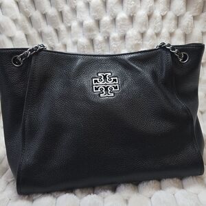 Tory Burch Black Leather Shoulder Bag